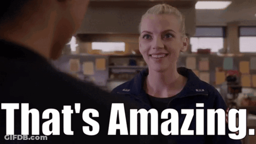 Woman Smiling That's Amazing GIF