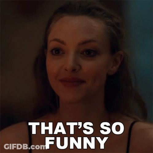 Woman Smiling That's So Funny GIF