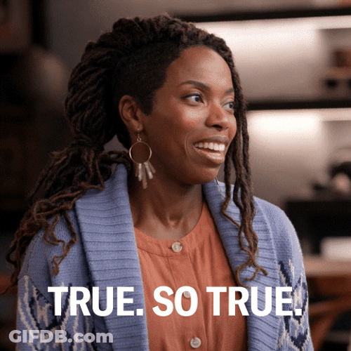 Woman Smiling True Dat So True GIF