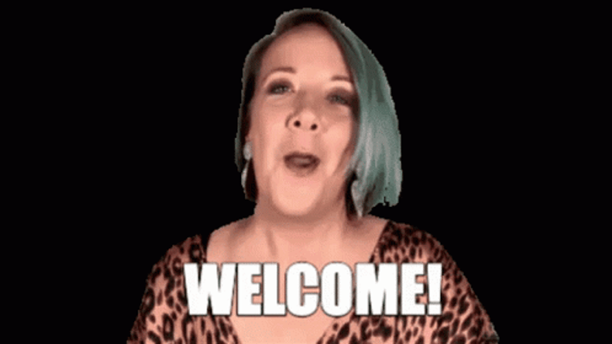 Woman Smiling Welcome To The Team Meme GIF