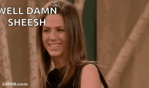 Woman Smiling Well Damn Sheesh GIF