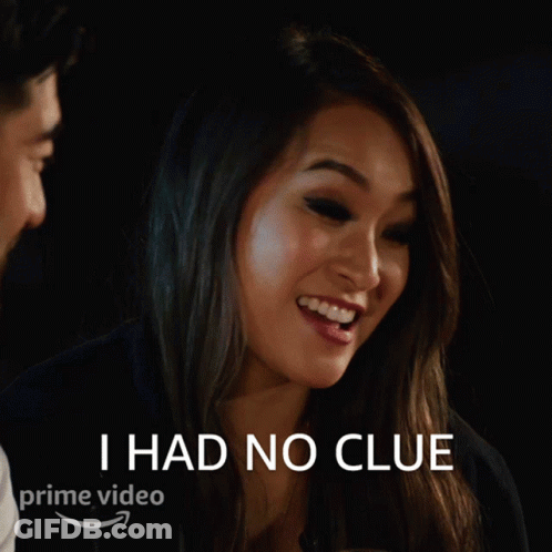 Woman Smiling With I Had No Clue GIF