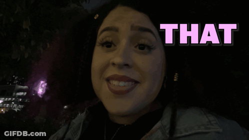 Woman Smiling With Word Changed GIF