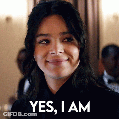 Woman Smiling Yes I Am GIF