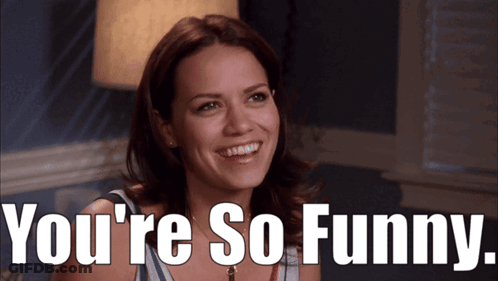 Woman Smiling Youre So Funny GIF