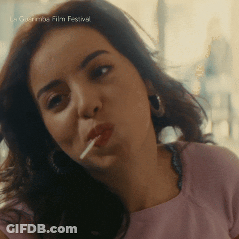 Woman Smoking Cigarette La Guarimba Film Festival GIF
