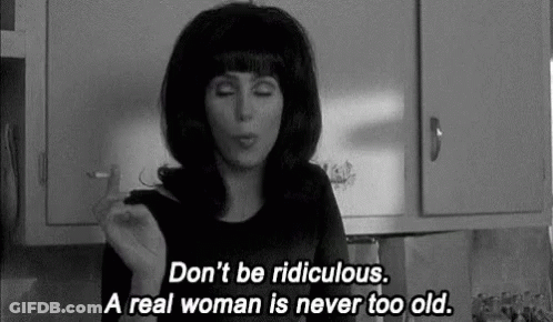 Woman Smoking Cigarette Saying Don't Be Ridiculous GIF