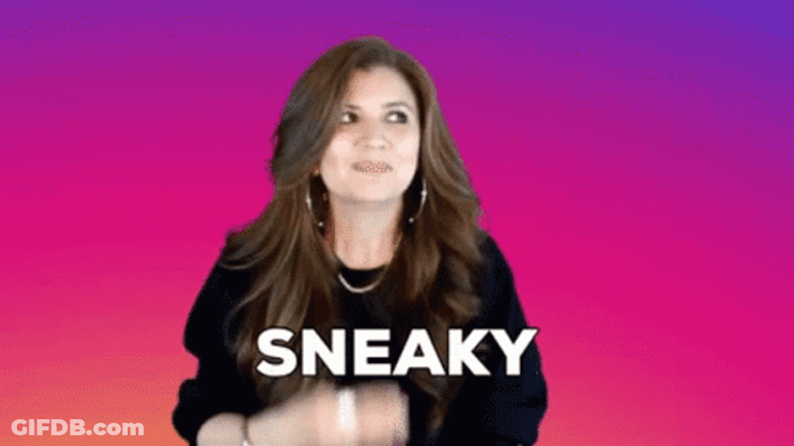 Woman Sneaky Smile GIF