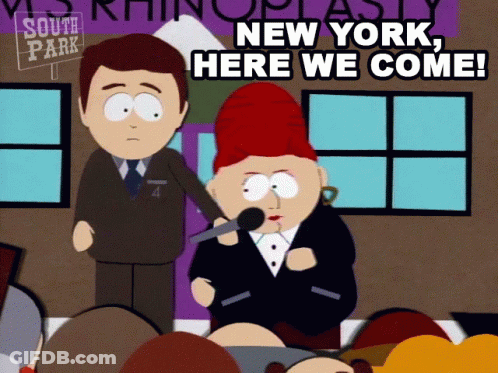 Woman Speaking Into Microphone New York GIF