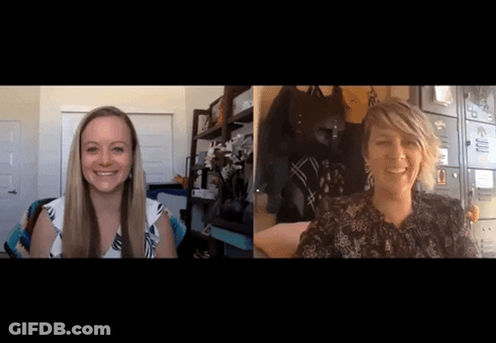 Woman Split Screen Effect Good Thinking GIF