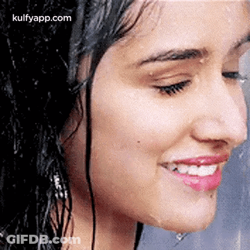 Woman Spraying Water From Nose GIF