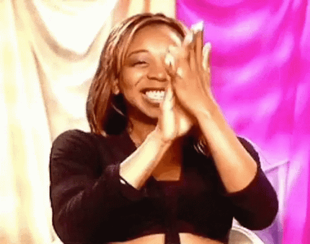 Woman Spread Joy Kudos GIF