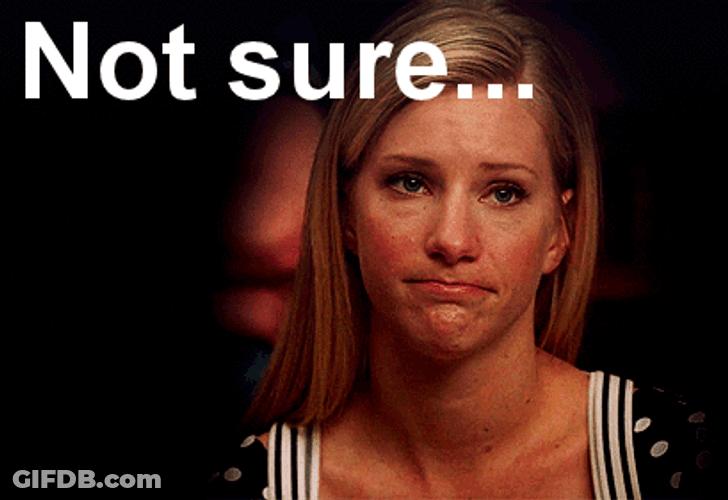 Woman Squinting Not Sure GIF