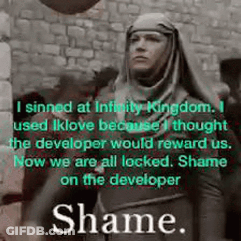 Woman Standing By Brick Wall Shame On Developer GIF