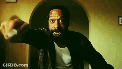 Woman Standing In Dark Room Stay In Character GIF