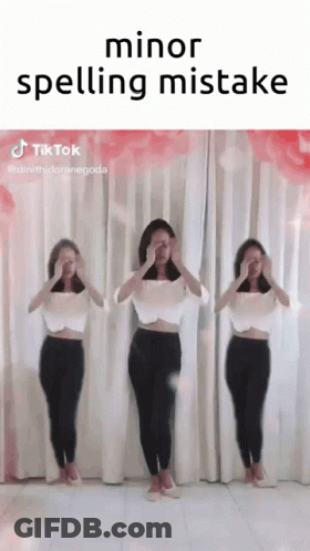 Woman Standing In Front Of Curtain GIF