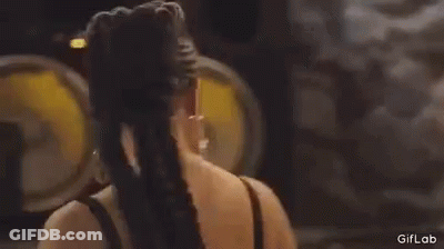 Woman Standing In Front Of Speaker Foreva GIF