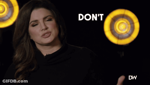 Woman Standing In Front Of Truth Sign GIF