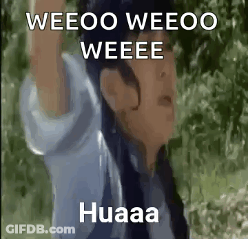 Woman Standing In Rain Shouting GIF