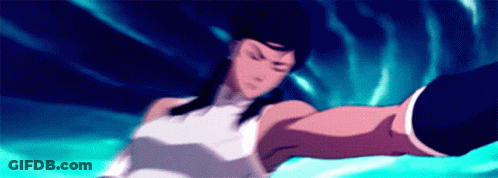 Woman Standing In Water With Arms Outstretched GIF