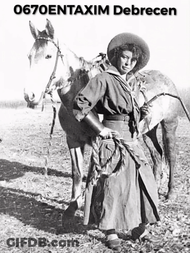 Woman Standing Next To Horse 0670Entaxim Debrecen GIF