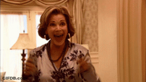 Woman Standing With Open Mouth GIF