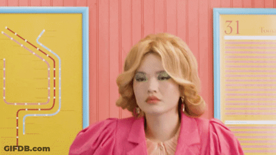 Woman Stepping On Dog Poop GIF