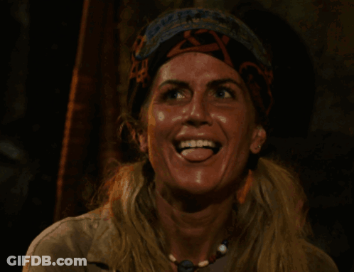 Woman Sticking Out Tongue With Bandana GIF