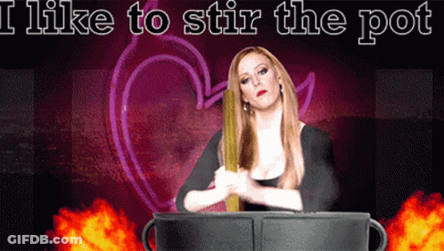 Woman Stirring Pot I Like To Stir GIF