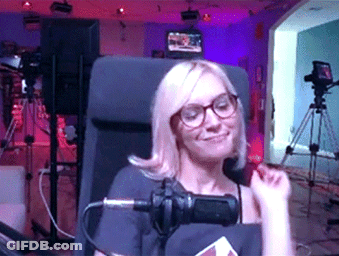 Woman Streamer Bang Bang GIF