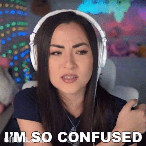 Woman  Streaming Confusion Moment GIF
