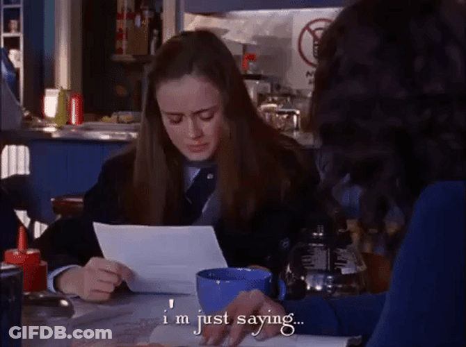 Woman Studying Just Saying GIF