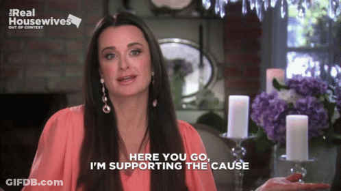 Woman Supporting Cause In Front Of Candles GIF