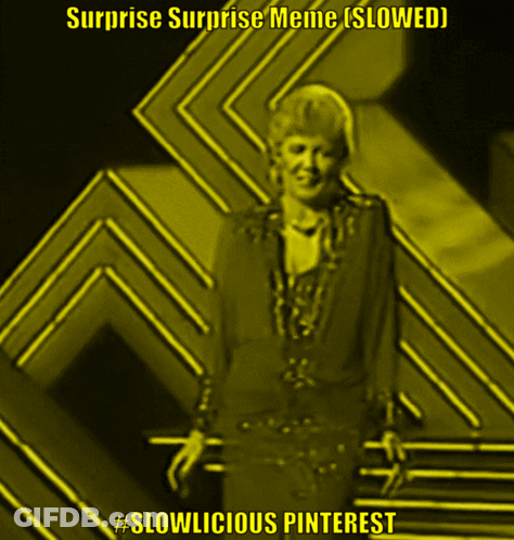Woman Surprise Surprise Meme Slowed GIF