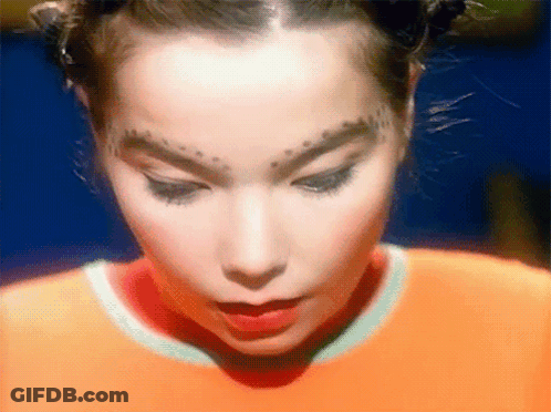 Woman Surprised With Forehead Tattoo GIF