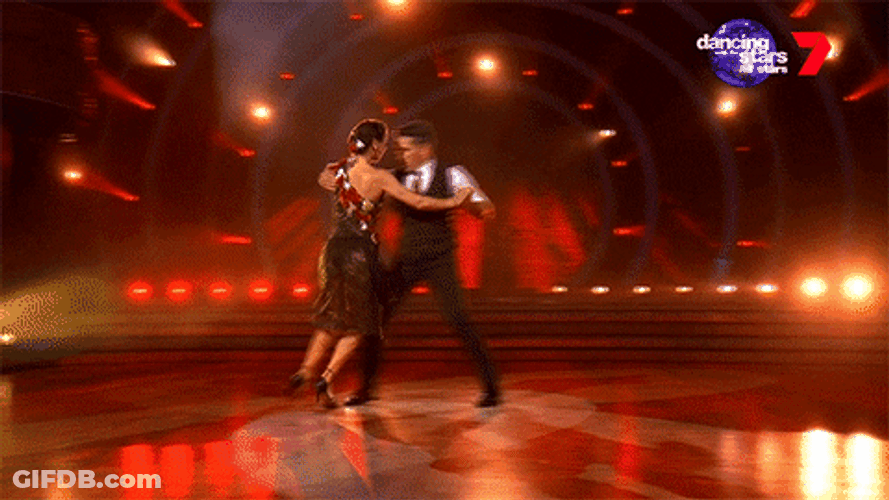 Woman Swerve While Dancing Chacha GIF