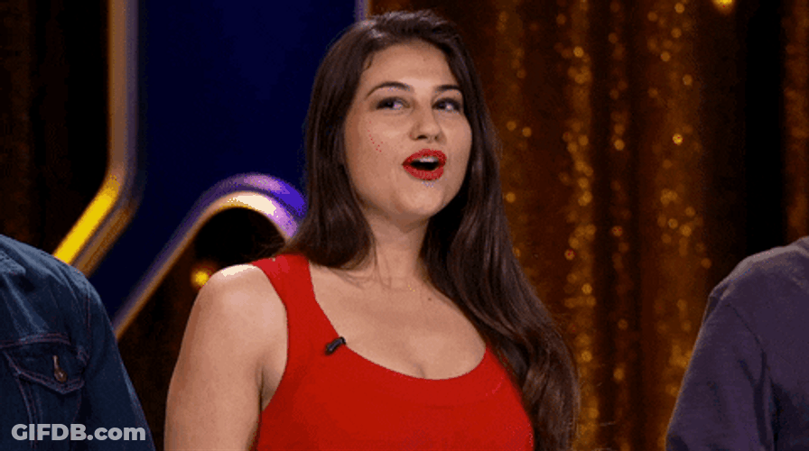 Woman Taking Deep Breathing GIF