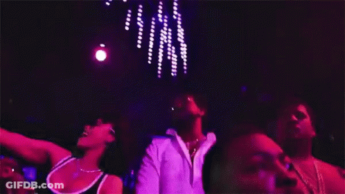 Woman Taking Selfie With Microphone In Crowd GIF