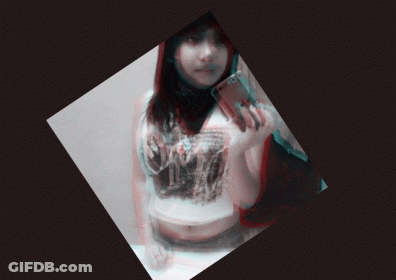 Woman Taking Selfie With Phone GIF