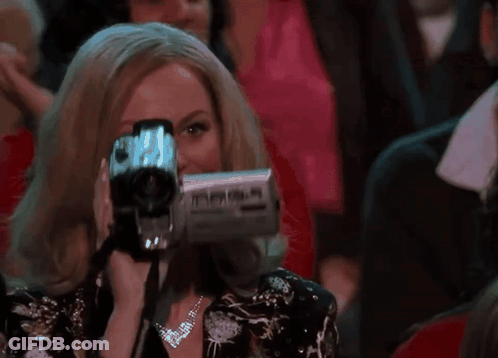 Woman Taking Video With Panasonic Camera GIF