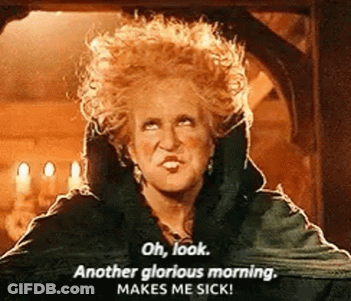 Woman Talking About Another Glorious Morning GIF