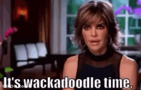 Woman Talking About Wackadoodle Time GIF