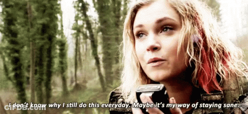 Woman Talking Into Microphone GIF
