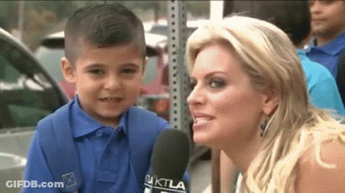 Woman Talking Into Microphone Saying Oktla GIF