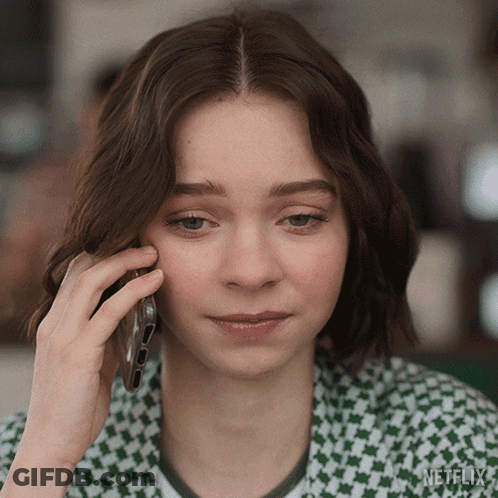 Woman Talking On Cell Phone Netflix GIF
