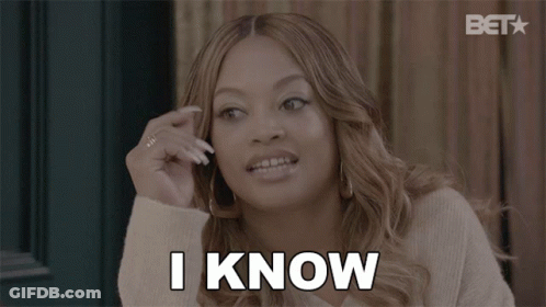 Woman Talking On Cell Phone Saying I Know GIF