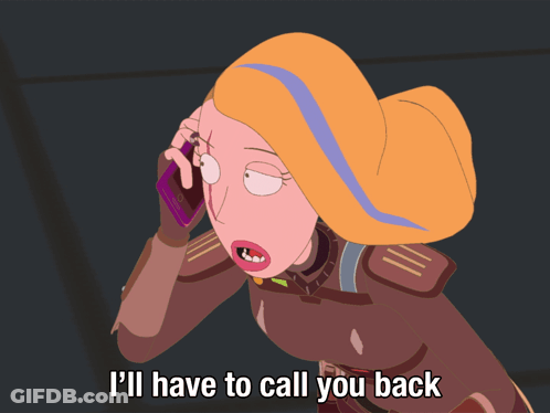 Woman Talking On Cell Phone Saying I'll Have To Call You Back GIF