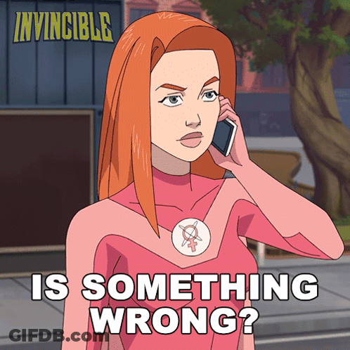 Woman Talking On Cell Phone Saying Is Something Wrong GIF