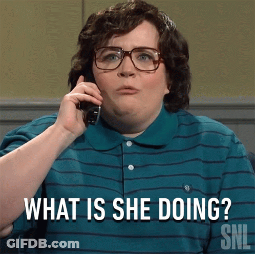 Woman Talking On Cell Phone GIF