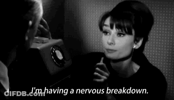 Woman Talking On Phone I'm Having A Nervous Breakdown GIF
